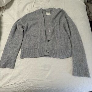 Abercrombie & Fitch Gray Women's cardigan Sweater size S